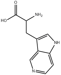 1H-Pyrrolo[3,2-c]pyridine-3-propanoic acid, α-amino- 结构式