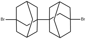 3,3'-dibromo-1,1'-bi(adamantane) 结构式