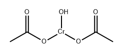 双(乙酸根合-O)羟基铬 结构式