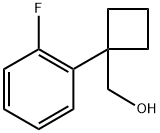 1-(2-氟苯基)环丁基甲醇 结构式