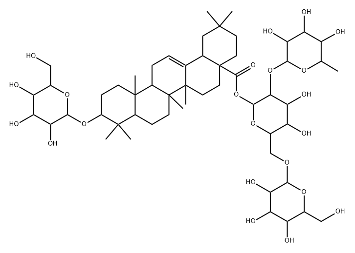 clemontanoside F 结构式