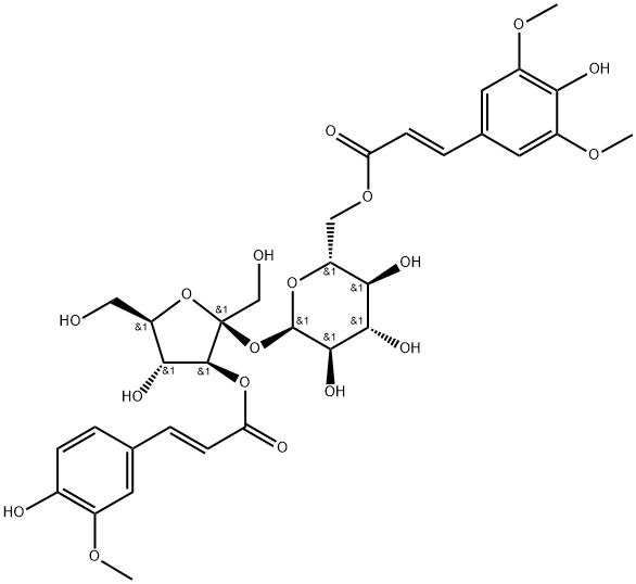 黄花远志素A 结构式