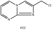 Imidazo[1,2-a]pyrimidine, 2-(chloromethyl)-, hydrochloride (1:1) 结构式