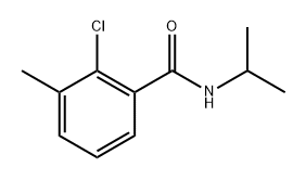 2-chloro-N-isopropyl-3-methylbenzamide 结构式