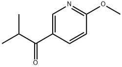 1-(6-Methoxy-3-pyridinyl)-2-methyl-1-propanone 结构式