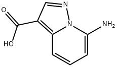 7-aminopyrazolo[1,5-a]pyridine-3-carboxylic acid 结构式