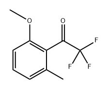 2,2,2-trifluoro-1-(2-methoxy-6-methylphenyl)ethanone 结构式