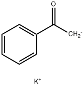 Ethanone, 1-phenyl-, ion(1-), potassium (1:1) 结构式