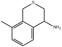 8-methylisothiochroman-4-amine 结构式