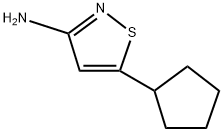 5-环戊基异噻唑-3-胺 结构式
