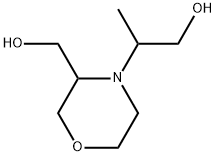 4-Morpholineethanol, 3-(hydroxymethyl)-β-methyl- 结构式
