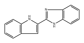 2-(1H-Indol-2-yl)-1H-benzo[d]imidazole 结构式