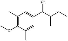 4-Methoxy-3,5-dimethyl-α-(1-methylpropyl)benzenemethanol 结构式