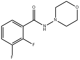 2,3-Difluoro-N-morpholinobenzamide 结构式