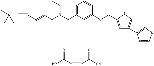 NB-598 马来酸盐 结构式