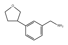 3-(Tetrahydro-3-furanyl)benzenemethanamine 结构式