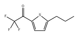 2,2,2-trifluoro-1-(5-propylthiophen-2-yl)ethanone 结构式