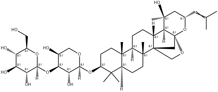 假马齿苋皂苷IV 结构式