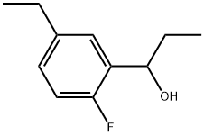 Benzenemethanol, α,5-diethyl-2-fluoro- 结构式