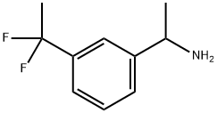 1-(3-(1,1-Difluoroethyl)phenyl)ethan-1-amine 结构式