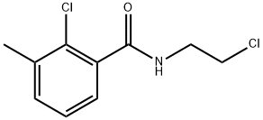 2-Chloro-N-(2-chloroethyl)-3-methylbenzamide 结构式