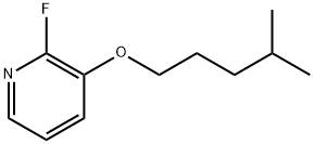 2-Fluoro-3-[(4-methylpentyl)oxy]pyridine 结构式