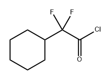 2-cyclohexyl-2,2-difluoroacetyl chloride 结构式