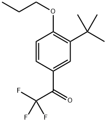 1-(3-(TERT-BUTYL)-4-PROPOXYPHENYL)-2,2,2-TRIFLUOROETHANON 结构式