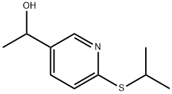 α-Methyl-6-[(1-methylethyl)thio]-3-pyridinemethanol 结构式