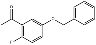 1-(5-(Benzyloxy)-2-fluorophenyl)ethanone 结构式