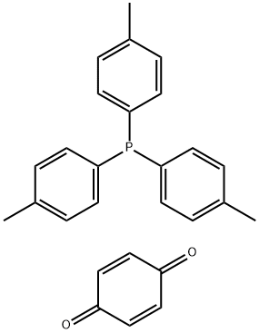 三对苯甲基膦苯醌加成物 结构式