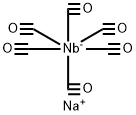 Niobate(1-), hexacarbonyl-, sodium, (OC-6-11)- (9CI) 结构式