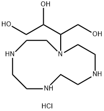 2,3-二羟基-1-(羟甲基)丙基-1,4,7,10-四氮杂环十二烷 结构式