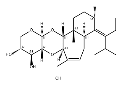 猴头菌多醇C 结构式