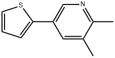 2,3-Dimethyl-5-(2-thienyl)pyridine 结构式