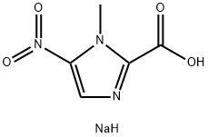 二甲硝唑羧酸钠 结构式