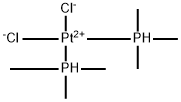 Platinum, dichlorobis(trimethylphosphine)-, (SP-4-2)- 结构式