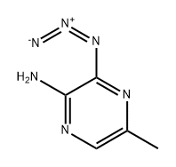 2-Pyrazinamine, 3-azido-5-methyl- 结构式