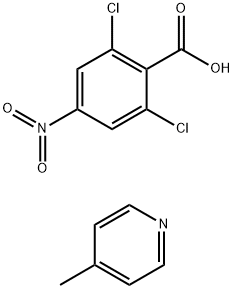 4-甲基吡啶 2,6-二氯-4-硝基苯甲酸酯 结构式