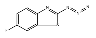 2-azido-6-fluoro-1,3-benzothiazole 结构式