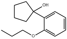 1-(2-propoxyphenyl)cyclopentanol 结构式