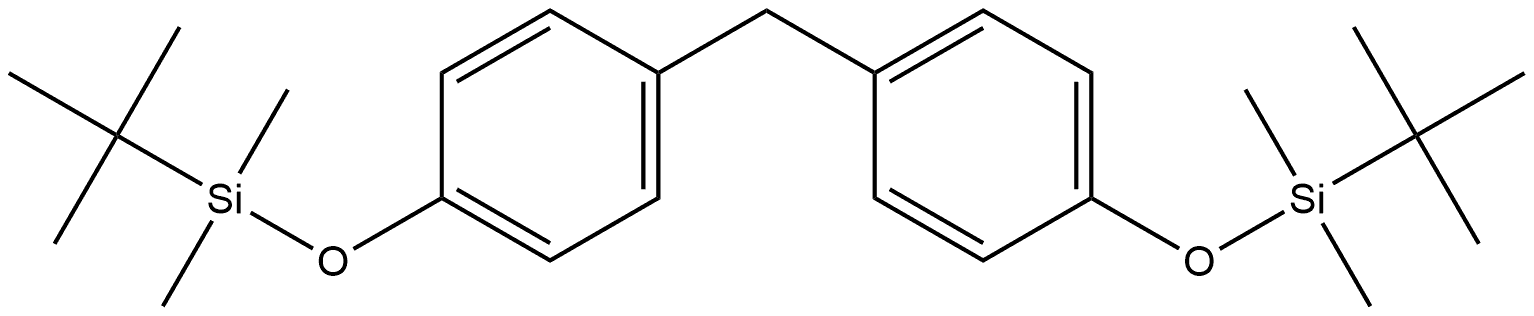 Silane, [methylenebis(4,1-phenyleneoxy)]bis[(1,1-dimethylethyl)dimethyl- (9CI) 结构式