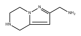(4,5,6,7-tetrahydropyrazolo[1,5-a]pyrazin-2-yl)methanamine 结构式