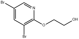 2-[(3,5-Dibromo-2-pyridinyl)oxy]ethanol 结构式