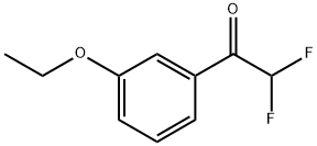1-(3-Ethoxy-phenyl)-2,2-difluoro-ethanone 结构式