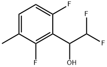 α-(Difluoromethyl)-2,6-difluoro-3-methylbenzenemethanol 结构式