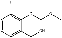 (3-fluoro-2-(methoxymethoxy)phenyl)methanol 结构式