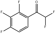 2,2-Difluoro-1-(2,3,4-trifluorophenyl)ethanone 结构式