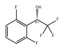 Benzenemethanol, 2,6-difluoro-α-(trifluoromethyl)-, (αS)- 结构式