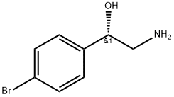 (S)-2-氨基-1-(4-溴苯基)乙醇 结构式